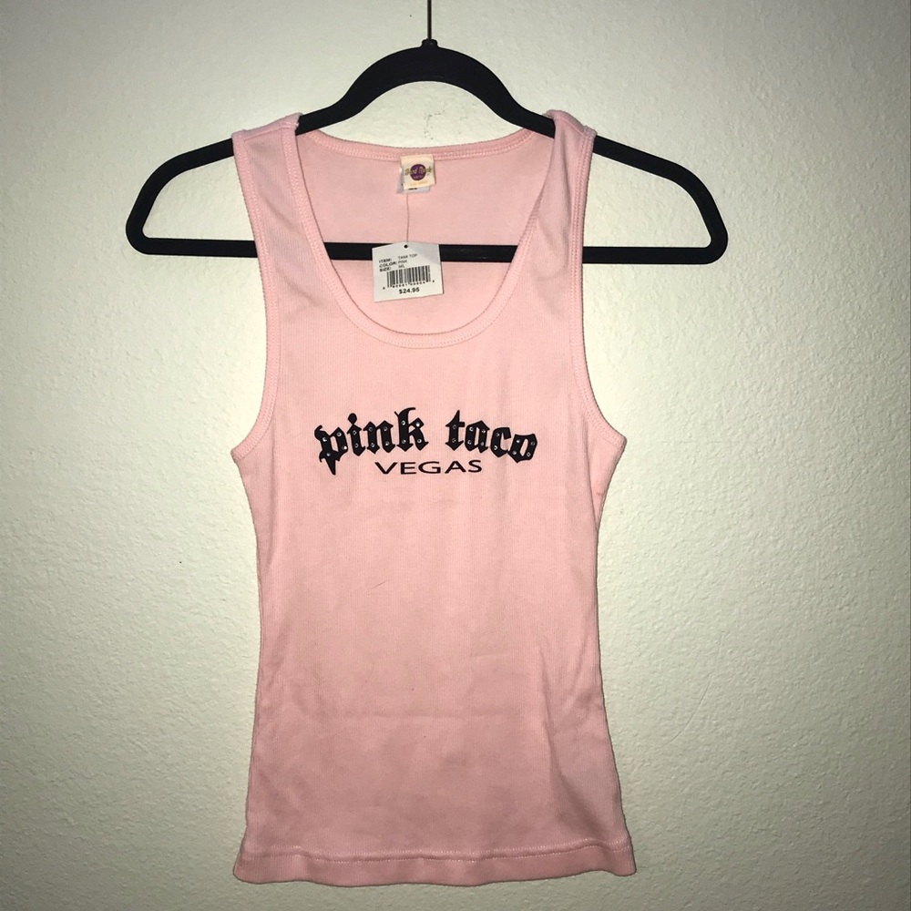 Hard Rock Hotel Pink Taco Tank Top Size M/L